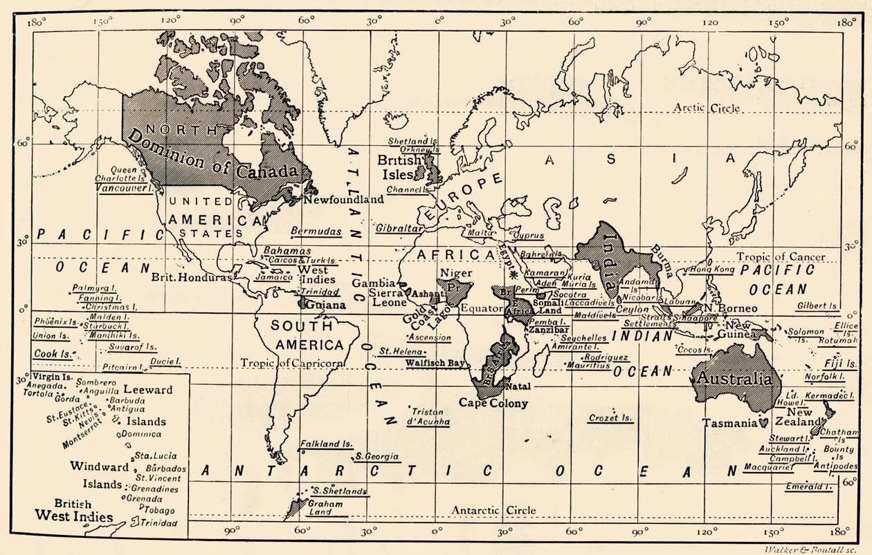 Brittiläinen imperiumi, 1897 tekijältä Unbekannt