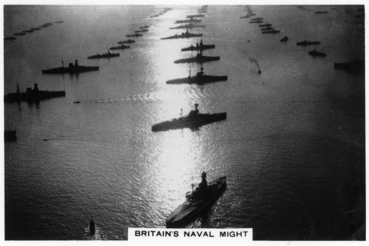 Brittiläinen laivasto King George Vs:n juhlakatsauksessa, Spithead, heinäkuu 1935, 1937 tekijältä Unbekannt