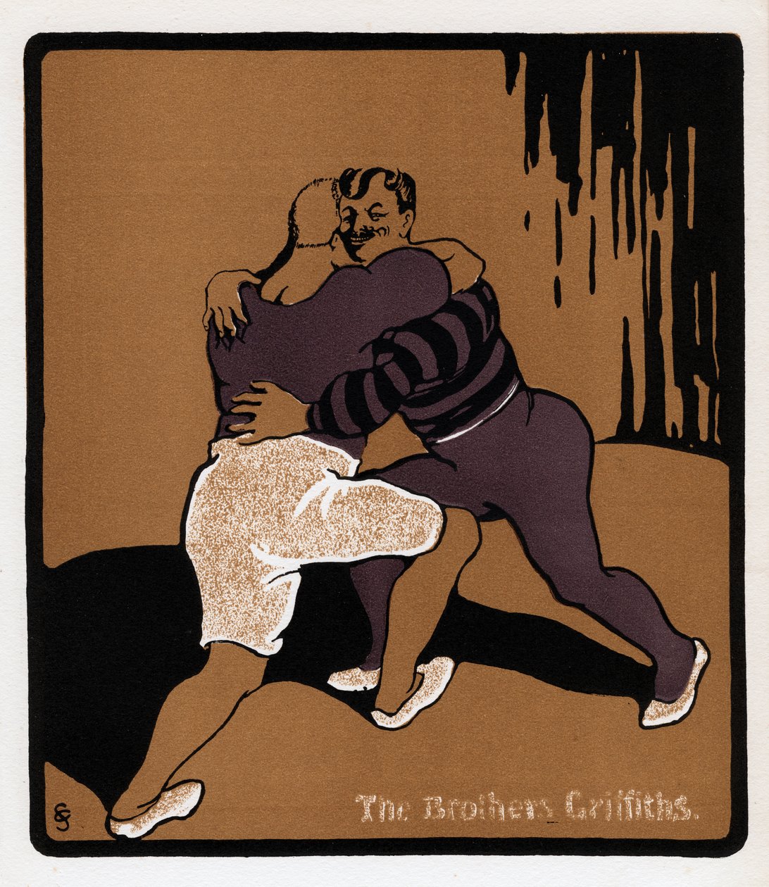 The Brothers Griffiths, teatteritaiteilijat, 1800-luvun loppu tekijältä Unbekannt