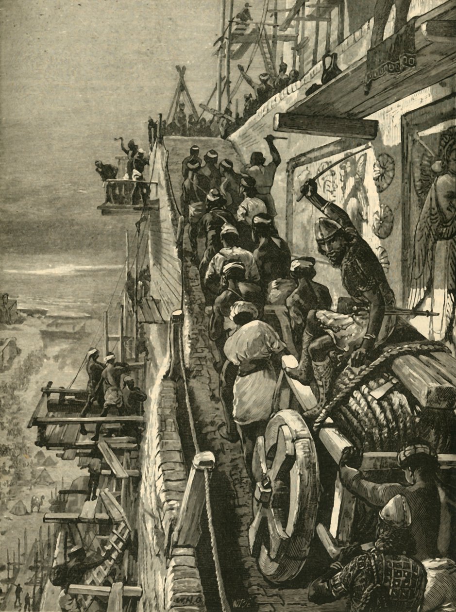 Baabelin rakennus, 1890. tekijältä Unbekannt