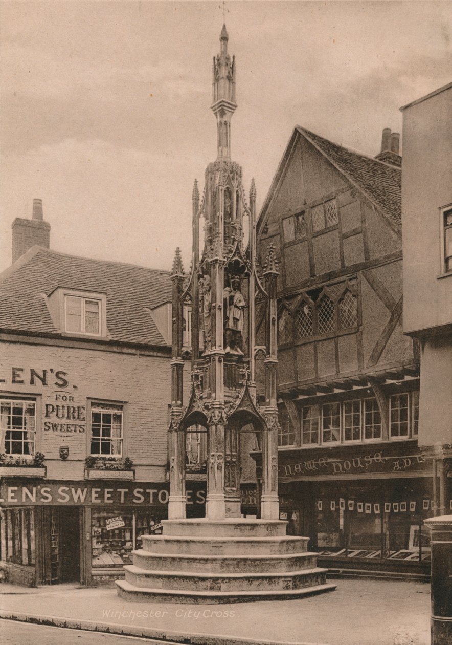 Buttercross, Winchester, Hampshire, 1900-luvun alku tekijältä Unbekannt