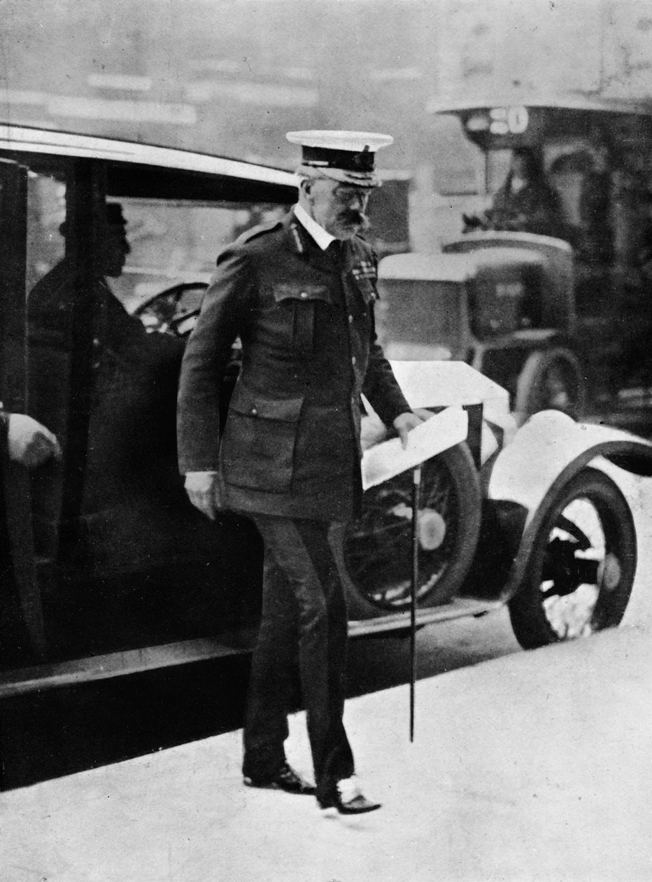 Kabinetin kriisi: Lord Kitchener saapuu sotatoimistoon, 1915 tekijältä Unbekannt