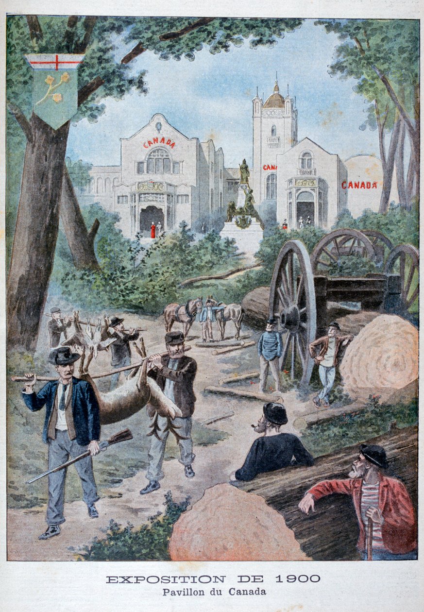 Kanadan paviljonki yleismaailmallisessa näyttelyssä 1900, Pariisi, 1900 tekijältä Unbekannt