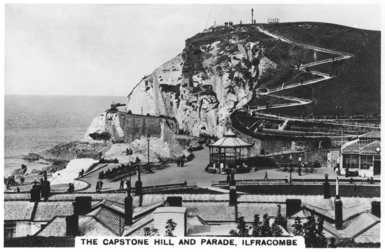 Capstone Hill ja paraati, Ilfracombe, 1936 tekijältä Unbekannt
