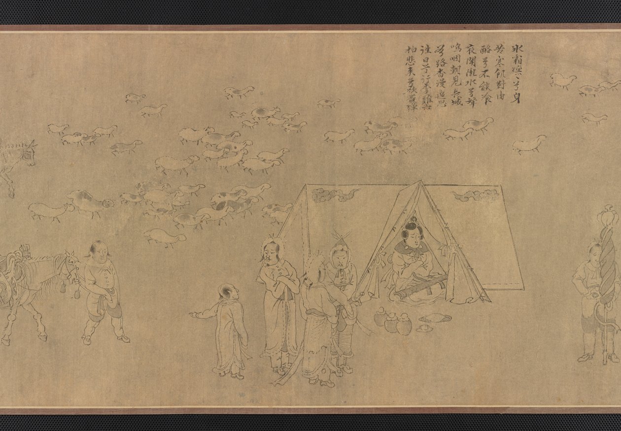 Cai Wenjin vankeus, Ming-dynastia, 1300-1400-luku. tekijältä Unbekannt