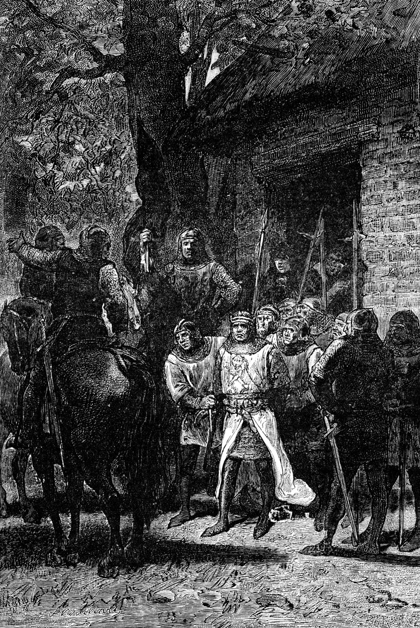 Richard Leijonan vangitseminen, 1192, 1909 tekijältä Unbekannt