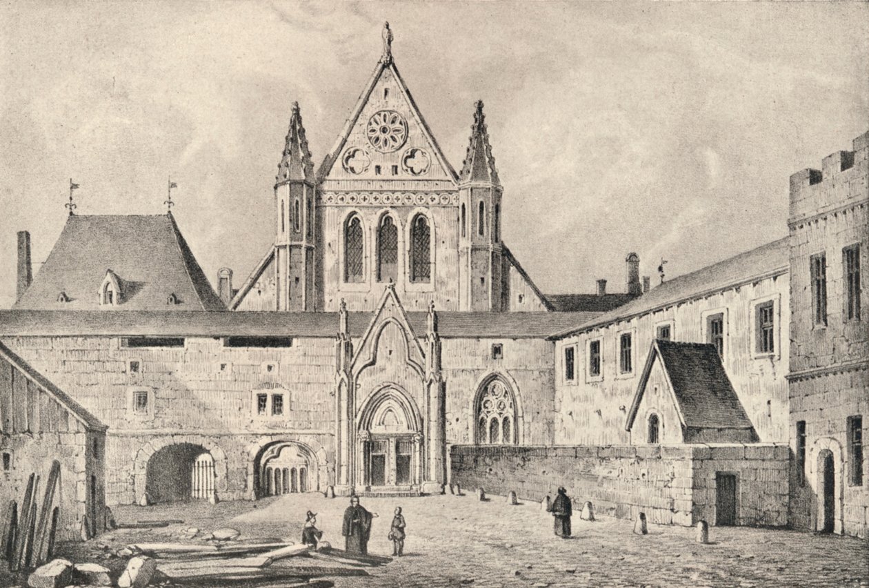 Karmeliittien luostari Rue dEnfer -kadulla, Pariisi, 1915 tekijältä Unbekannt