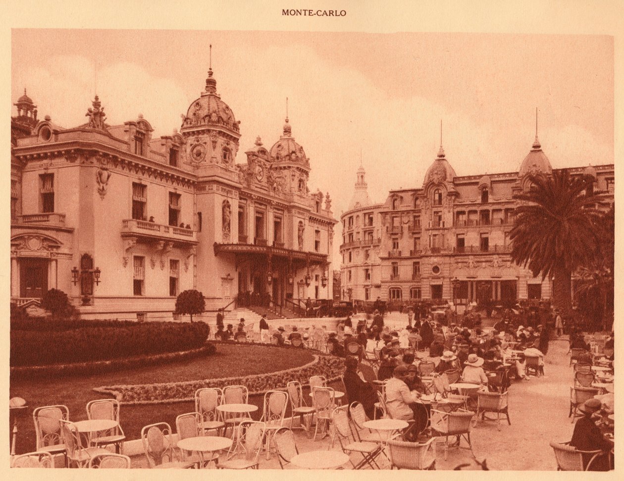 Casino ja Hotel de Paris, Monte Carlo, 1930. tekijältä Unbekannt