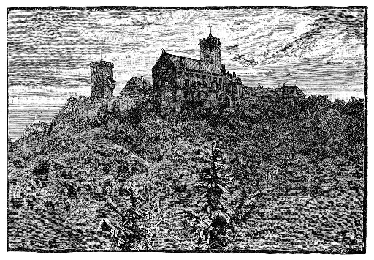 Wartburgin linna, 1900 tekijältä Unbekannt