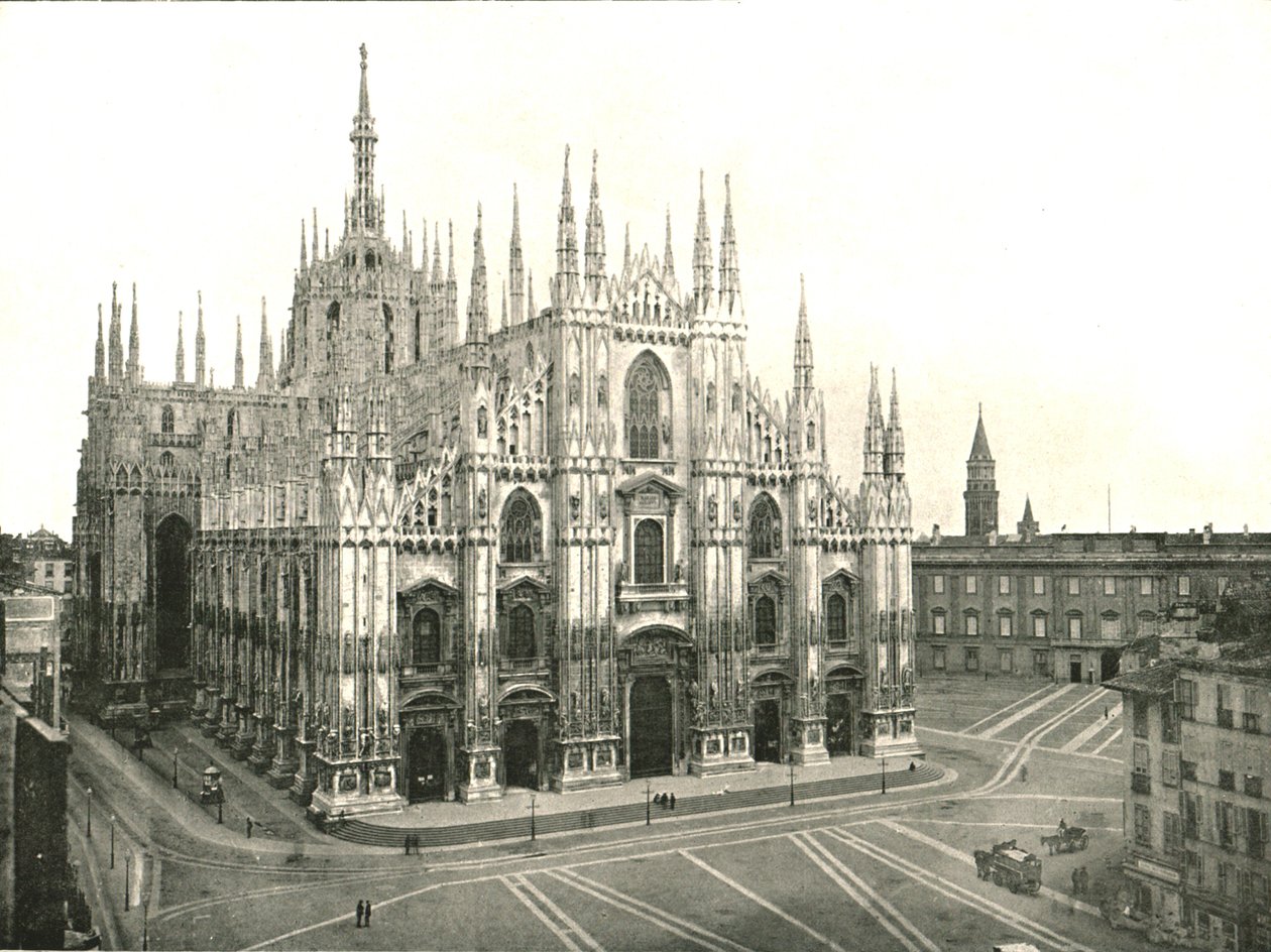Tuomiokirkko, Milano, Italia, 1895. tekijältä Unbekannt
