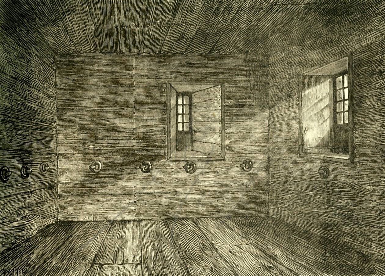 Lambethin palatsin kammio, johon lollardit suljettiin, n. 1878. tekijältä Unbekannt