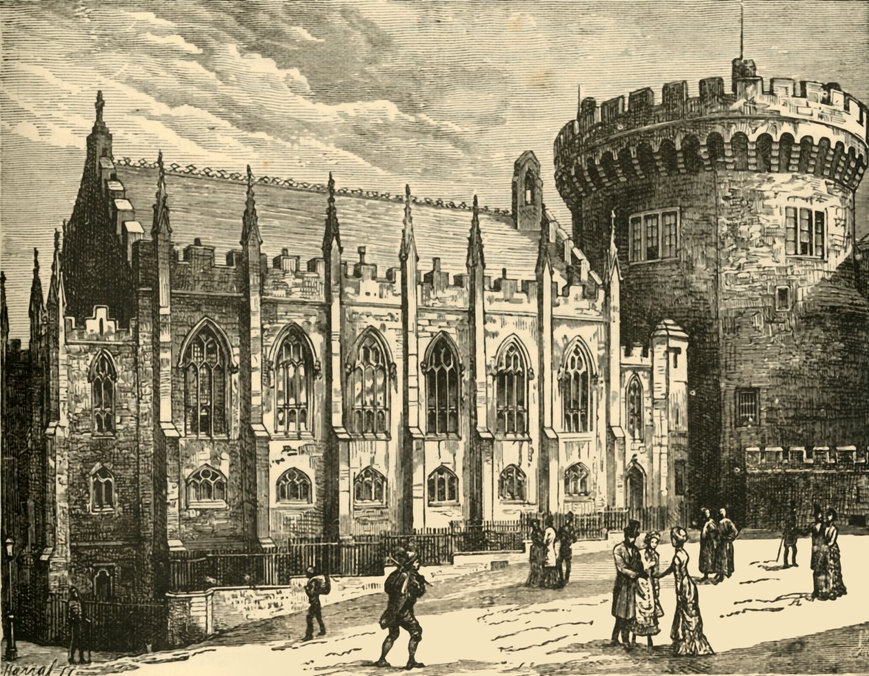 Chapel Royal, Dublinin linna, 1898. tekijältä Unbekannt