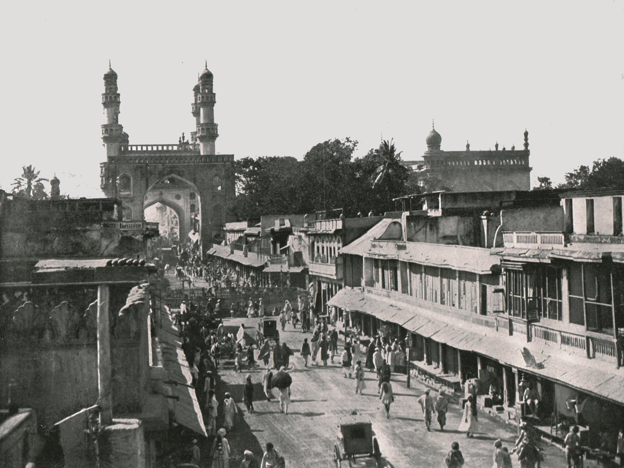 Char Minar, Hyderabad, Intia, 1895. tekijältä Unbekannt