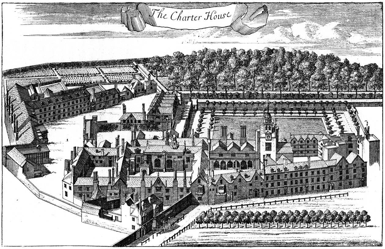 The Charter House Hospital, Lontoo, 1775, 1893 tekijältä Unbekannt