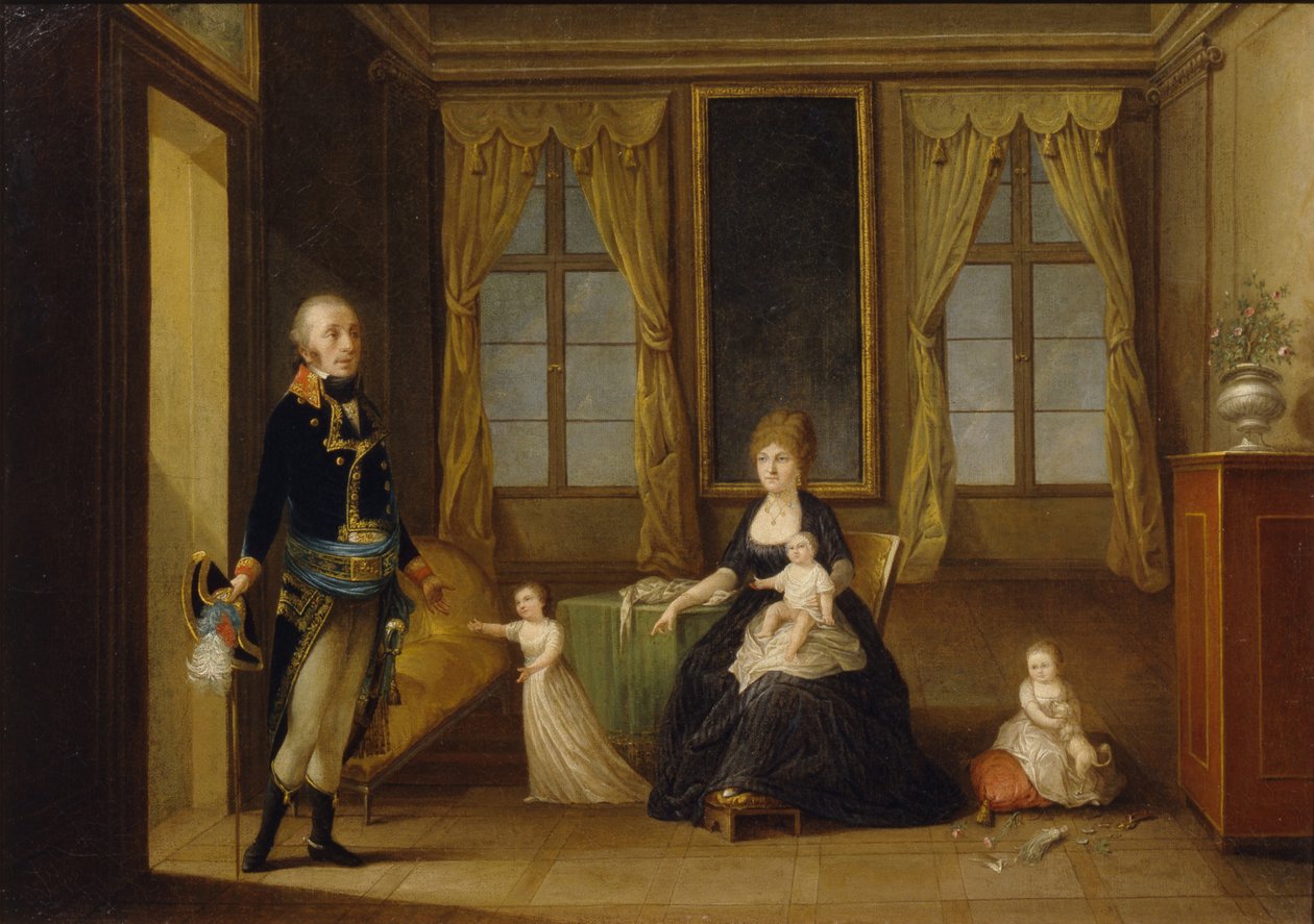 Tšernyšovin perhe, 1800-luvun alku. tekijältä Unbekannt