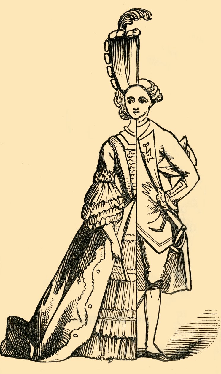 Chevalier DEon, c1878. tekijältä Unbekannt