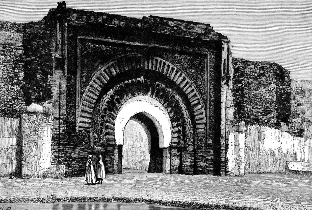 The Christians Gate, Marokko, 1895 tekijältä Unbekannt
