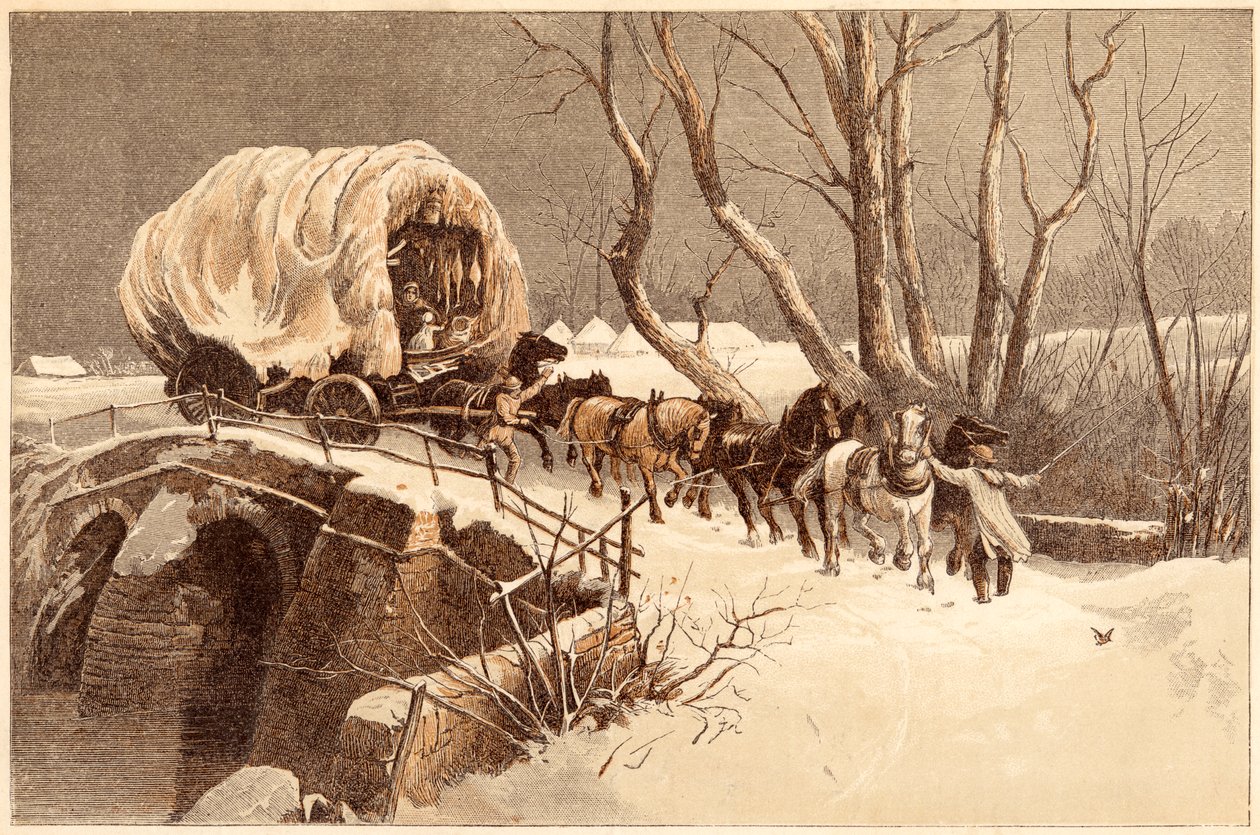 Jouluvaunu, 1866 tekijältä Unbekannt