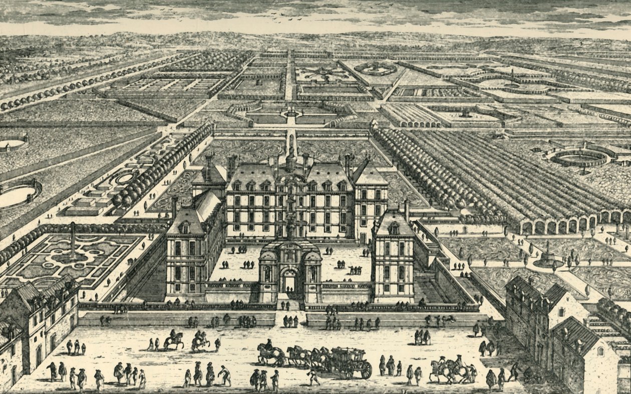 Chateau de la Rochefoucauld, Liancourt, Oise, Pohjois-Ranska, c1675, 1903. tekijältä Unbekannt