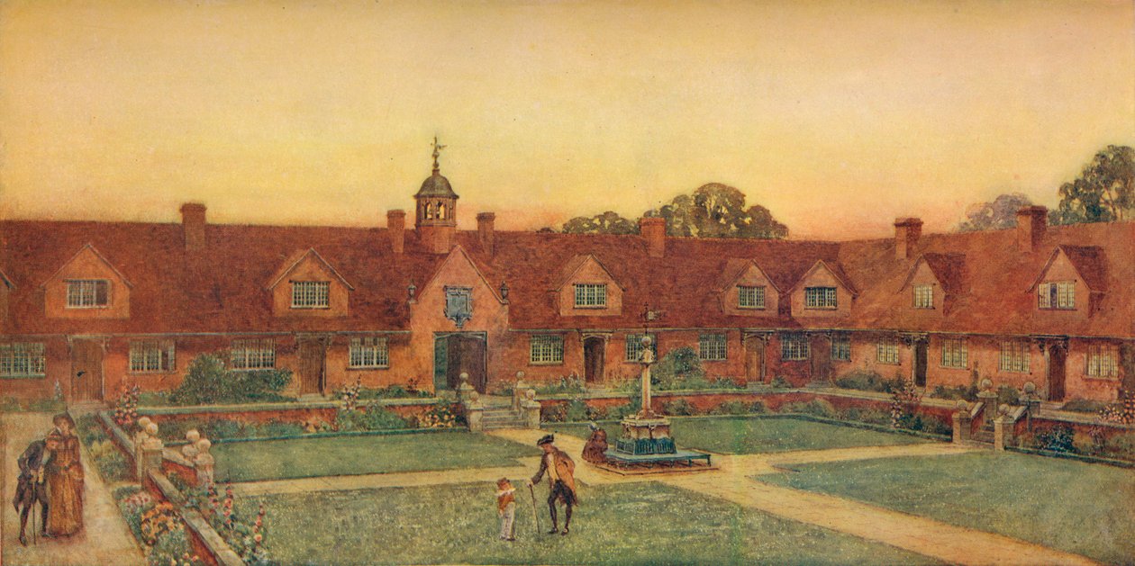 Churchill Cottage Homes, Somerset. Silcock ja Reay, arkkitehdit, 1907 tekijältä Unbekannt