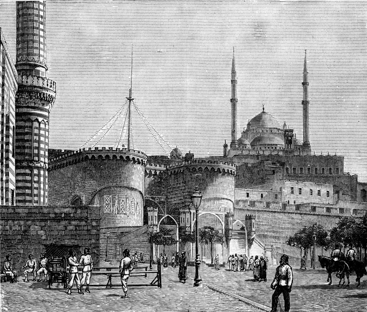 Citadel, Kairo, Egypti, 1900 tekijältä Unbekannt