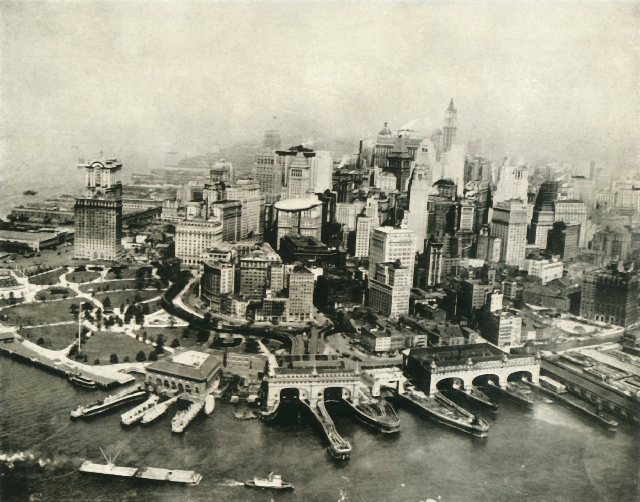 New Yorkin kaupunki ilmasta katsottuna, 1936. tekijältä Unbekannt