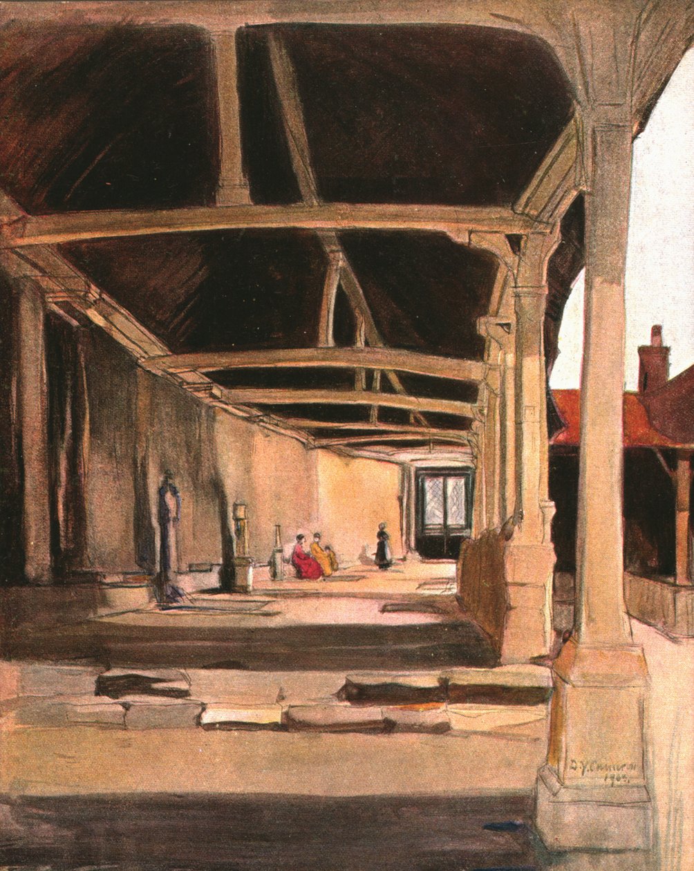 The Cloisters, Montevilliers, c1900. tekijältä Unbekannt