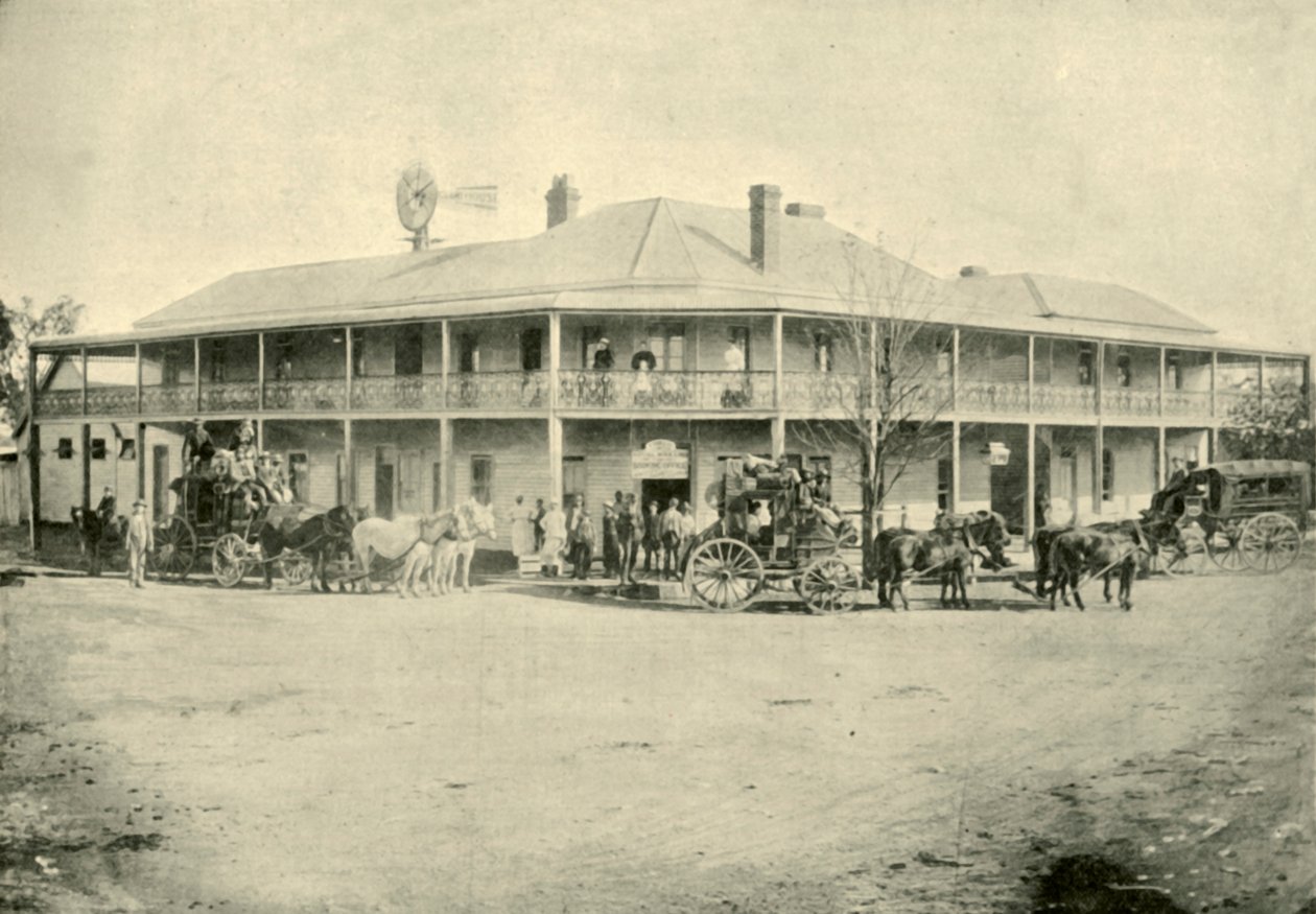The Club House Hotel, Narrabri, 1901. tekijältä Unbekannt