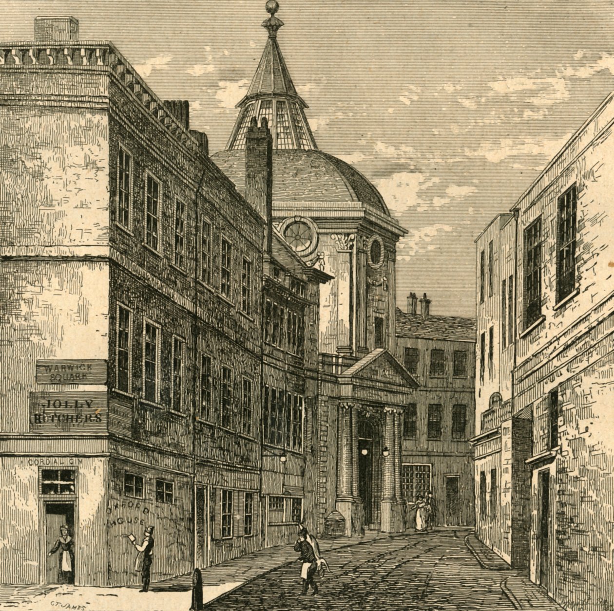 College of Physicians, Warwick Lane, 1868, 1897. tekijältä Unbekannt