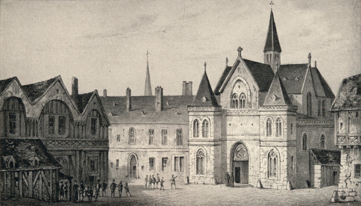 Sorbonnen yliopisto vuonna 1550, 1915 tekijältä Unbekannt