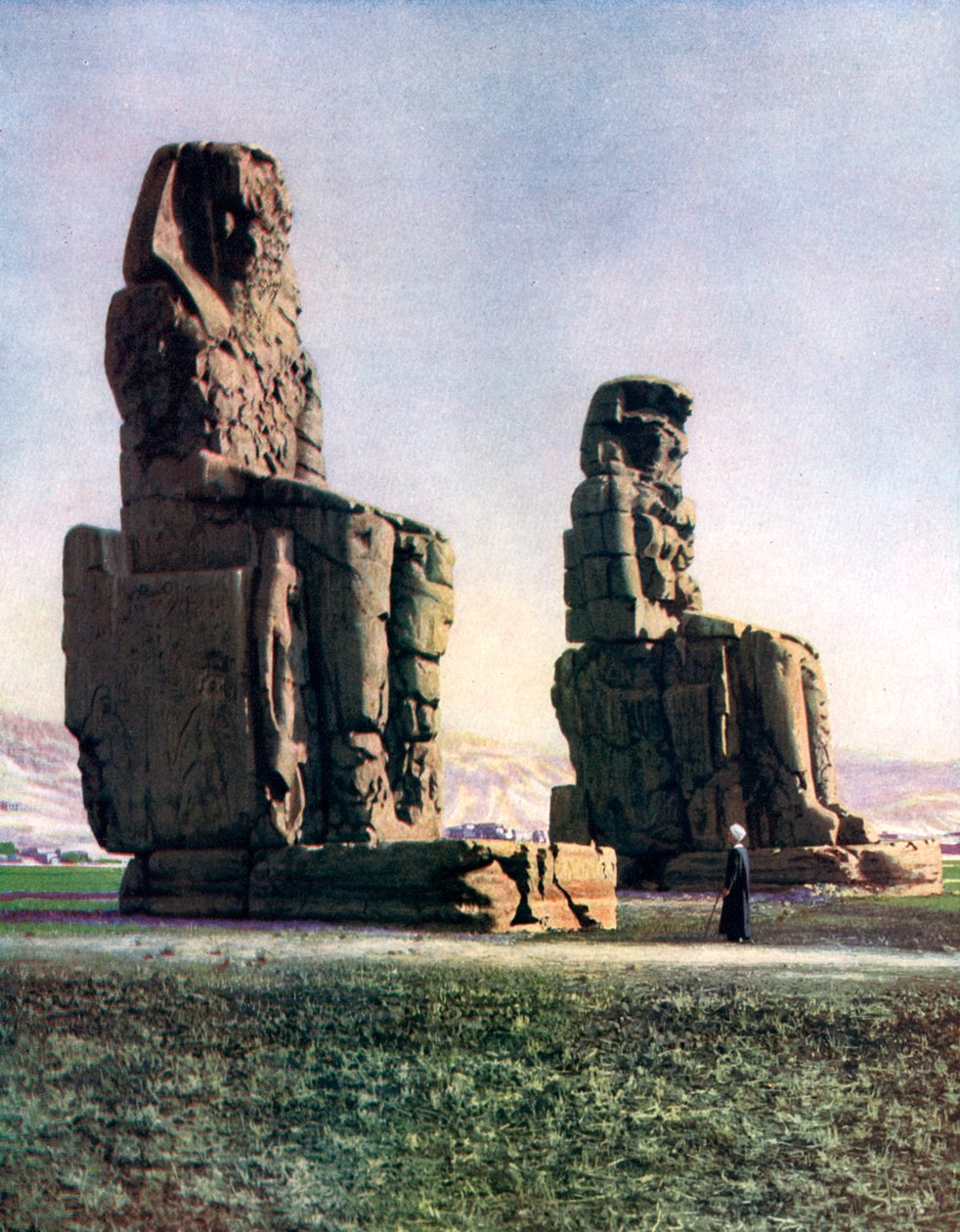 Memnonin kolossit, Thebes, Egypti, 1933-1934 tekijältä Unbekannt