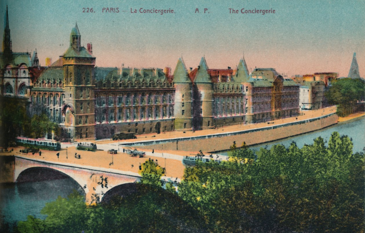 Conciergerie, Pariisi, vuonna 1920 tekijältä Unbekannt