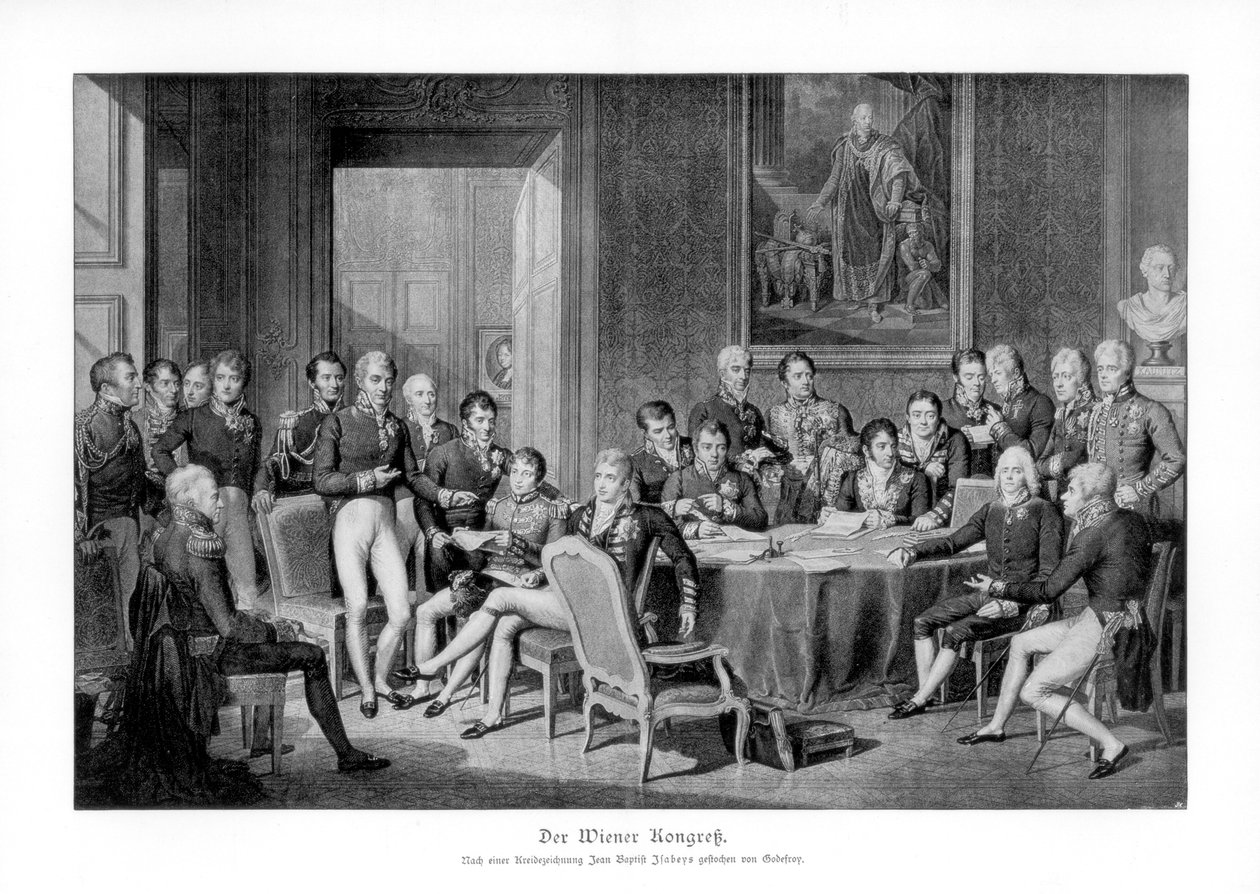 Wienin kongressi, 1814-1815 1900 tekijältä Unbekannt