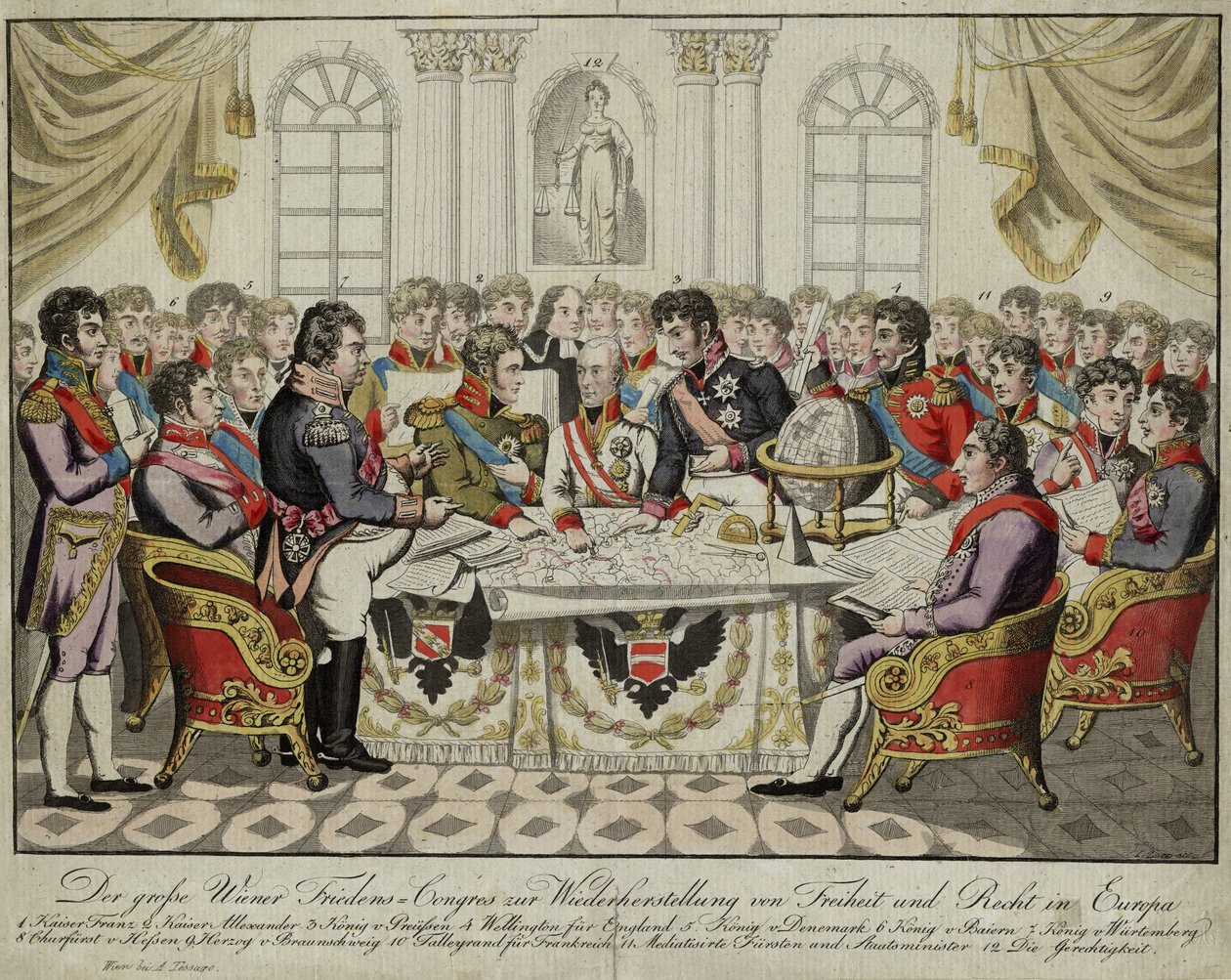 Wienin kongressi, n. 1815 tekijältä Unbekannt