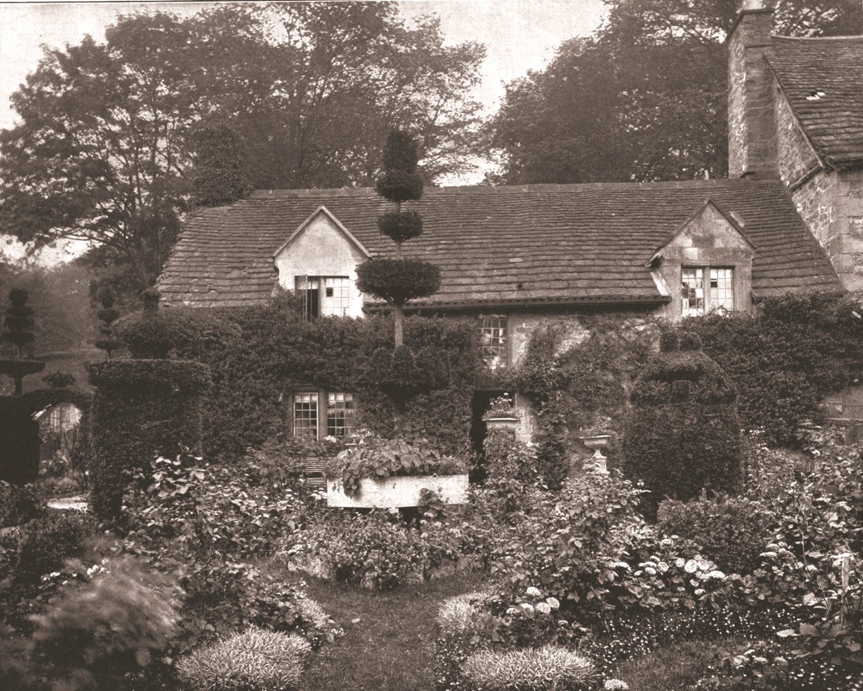 Mökki lähellä Haddon Hallia, Derbyshire, 1894. tekijältä Unbekannt