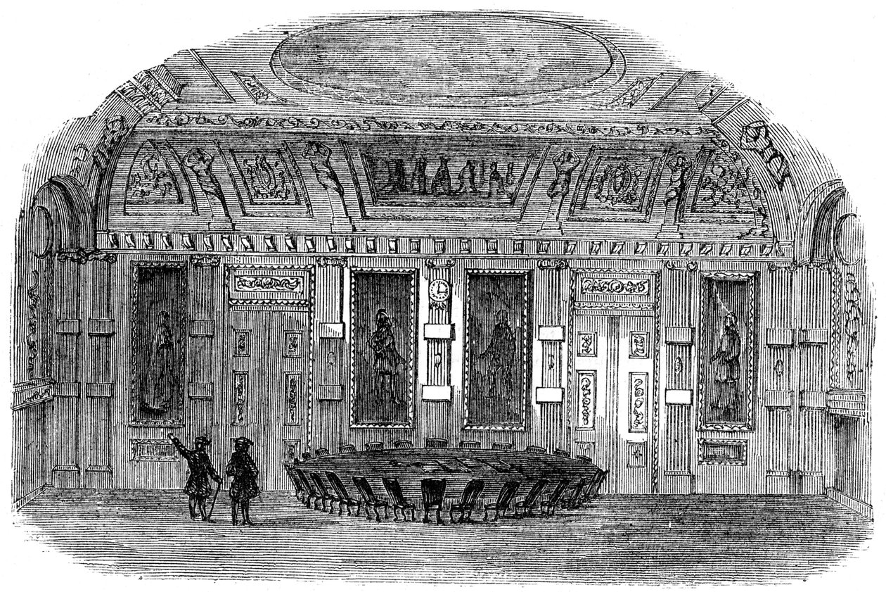 Neuvoston kamari Haagissa, Alankomaissa, 1800-luku tekijältä Unbekannt
