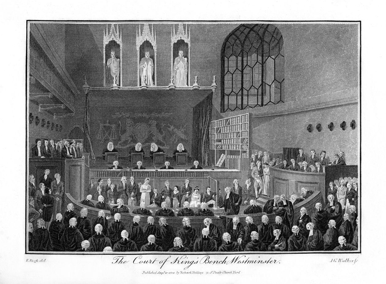 The Court of the Kings Bench, Westminster, Lontoo, 1804 tekijältä Unbekannt