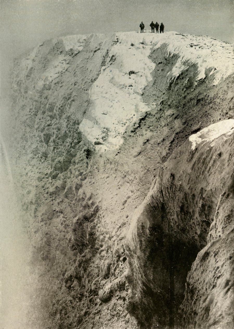 Erebuksen kraatteri, 900 jalkaa syvä ja puoli mailia leveä, 1908, 1909. tekijältä Unbekannt