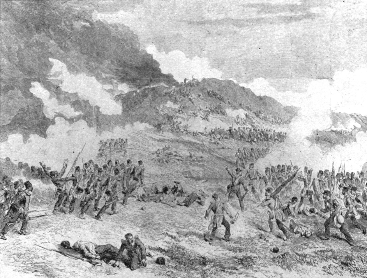 Krimin sota, 1854-56: Sebastopolin valtaaminen: Redanin hyökkääminen, 8. syyskuuta 1855, 1901. tekijältä Unbekannt