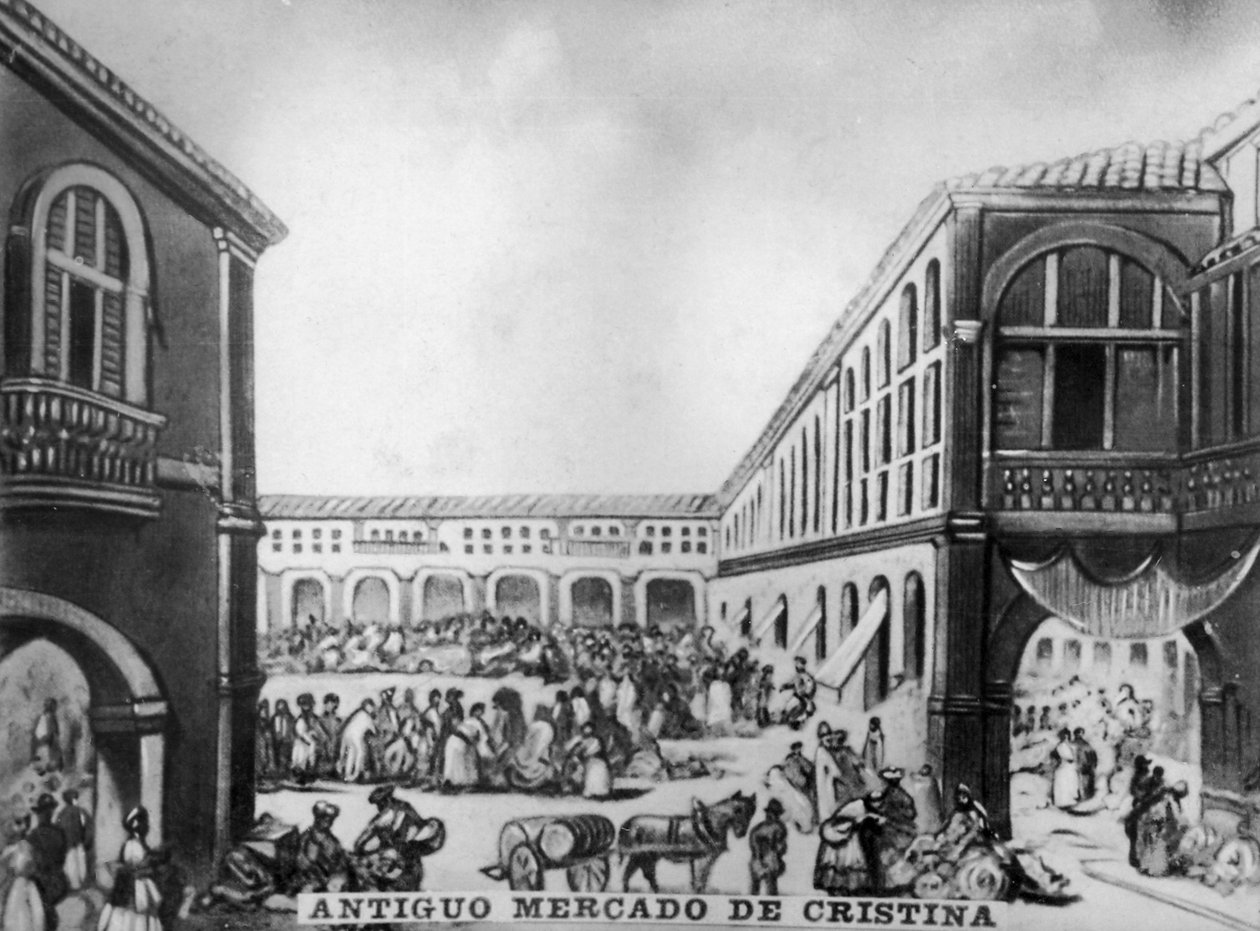 Cristinan vanhat markkinat, 1800-luku, 1920-luku tekijältä Unbekannt