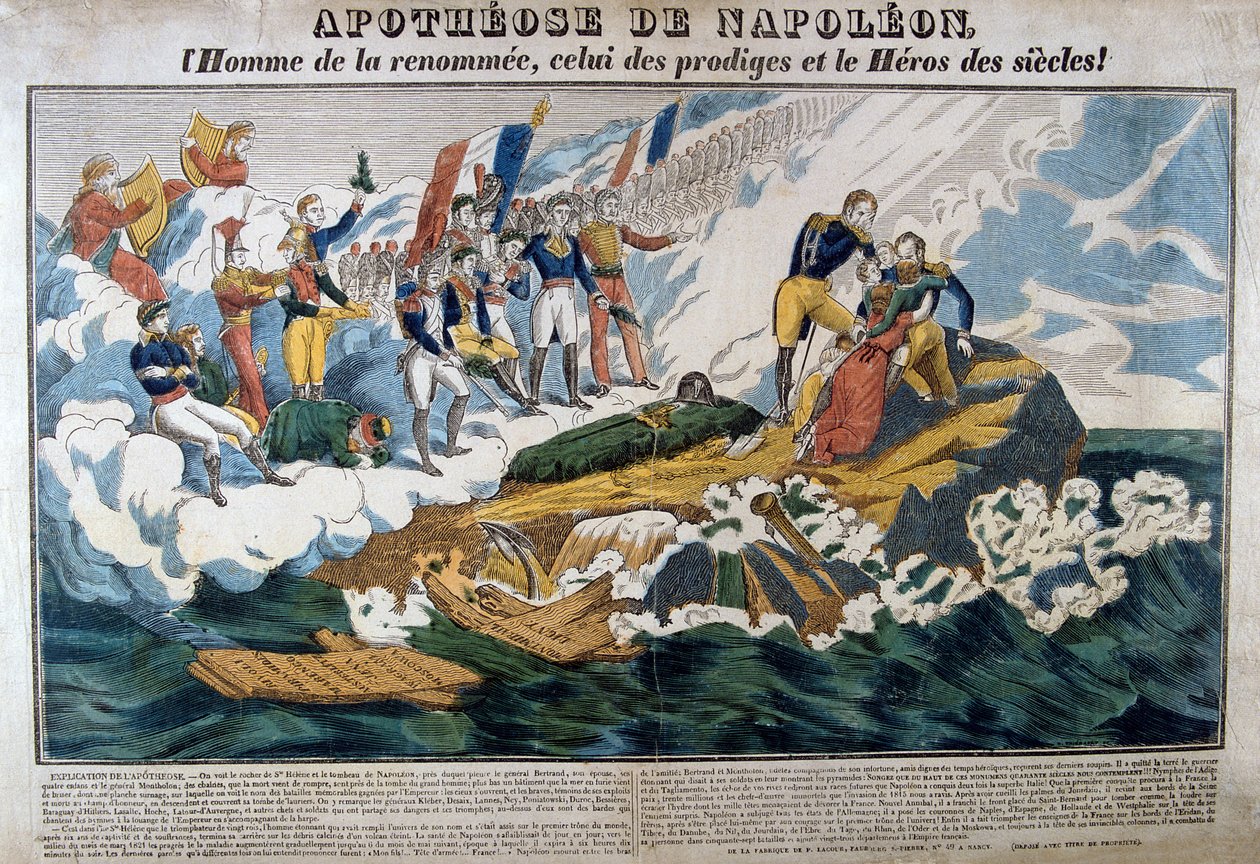 Napoleonin kruunaava kirkkaus, 1800-luku tekijältä Unbekannt