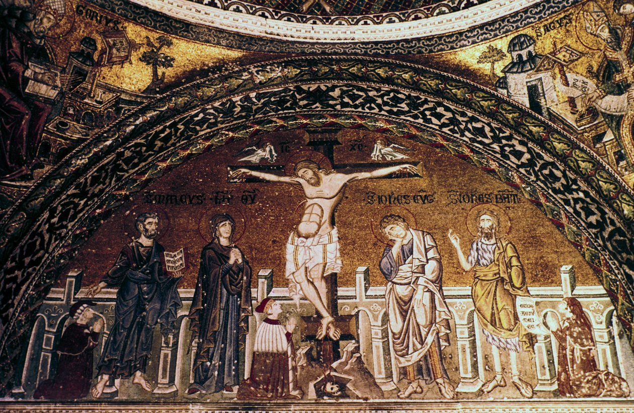 Ristiinnaulitseminen, Pyhän Markuksen basilika, Venetsia, Italia tekijältä Unbekannt