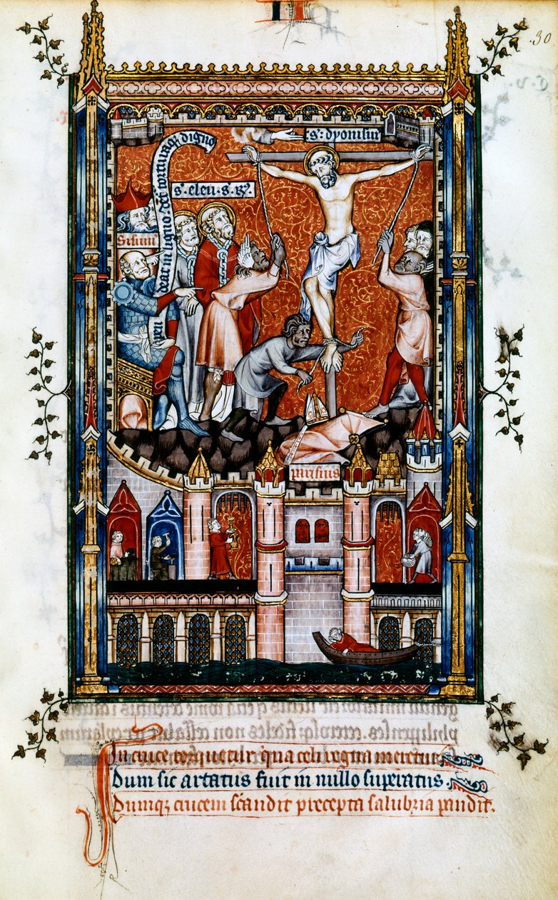 St Denisin ristiinnaulitseminen, 1317 tekijältä Unbekannt