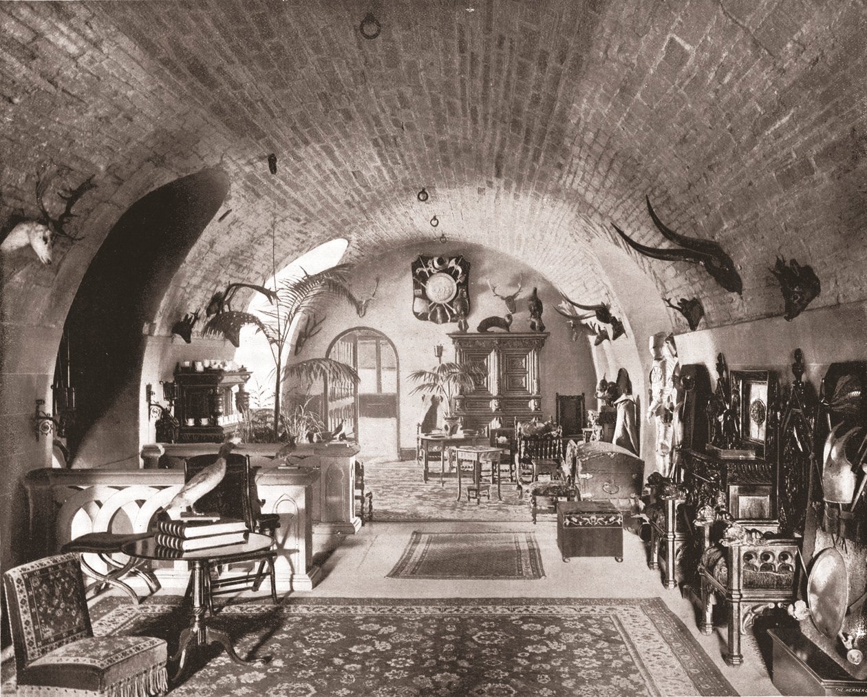 Krypta, Glamis Castle, Forfar, Skotlanti, 1894. tekijältä Unbekannt