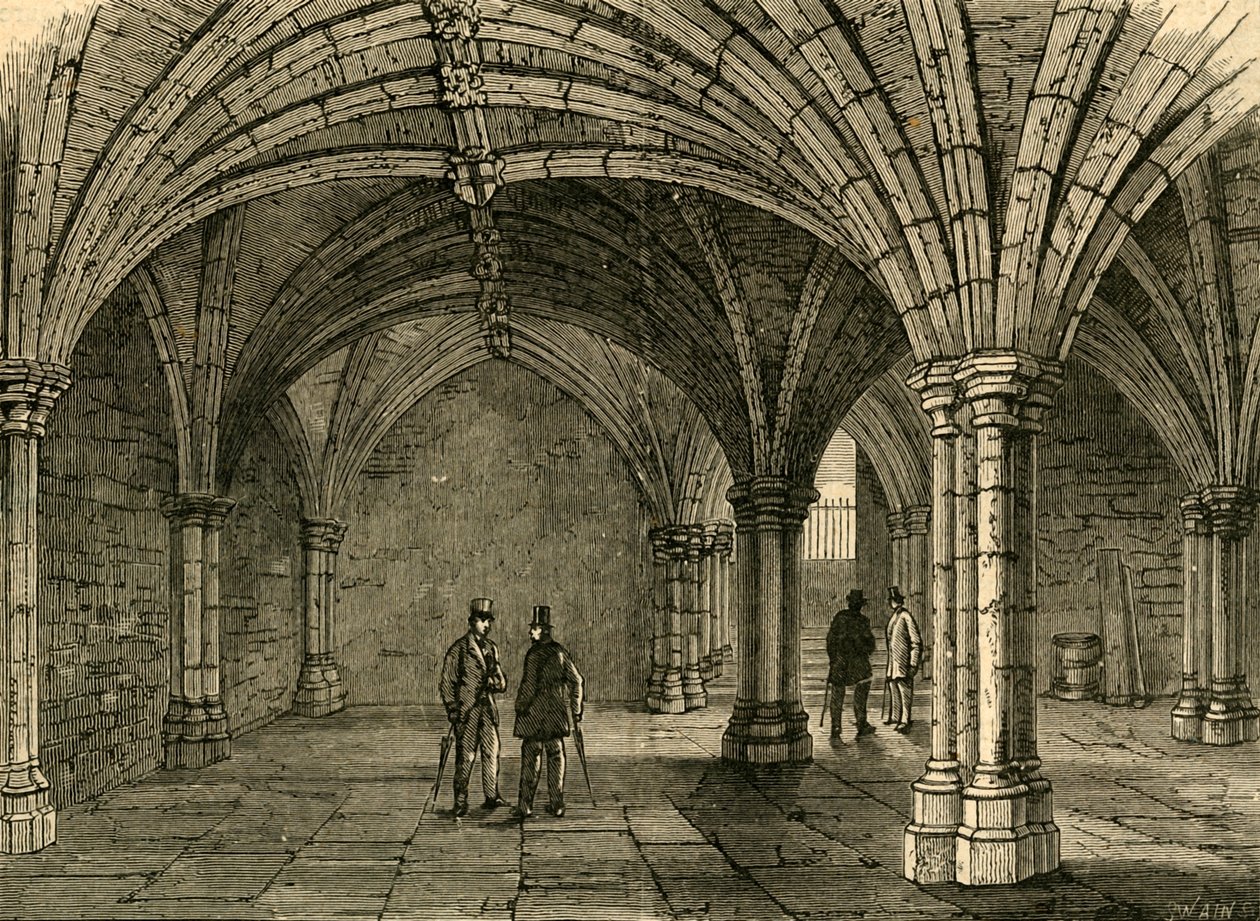 The Crypt of Guildhall, 1897. tekijältä Unbekannt