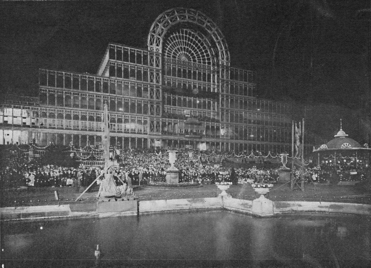 Brockin valaisema Crystal Palace, 1900 tekijältä Unbekannt