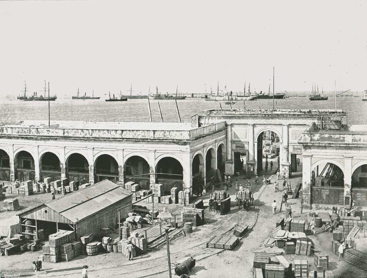 Custom House, Veracruz, Meksiko, 1895. tekijältä Unbekannt