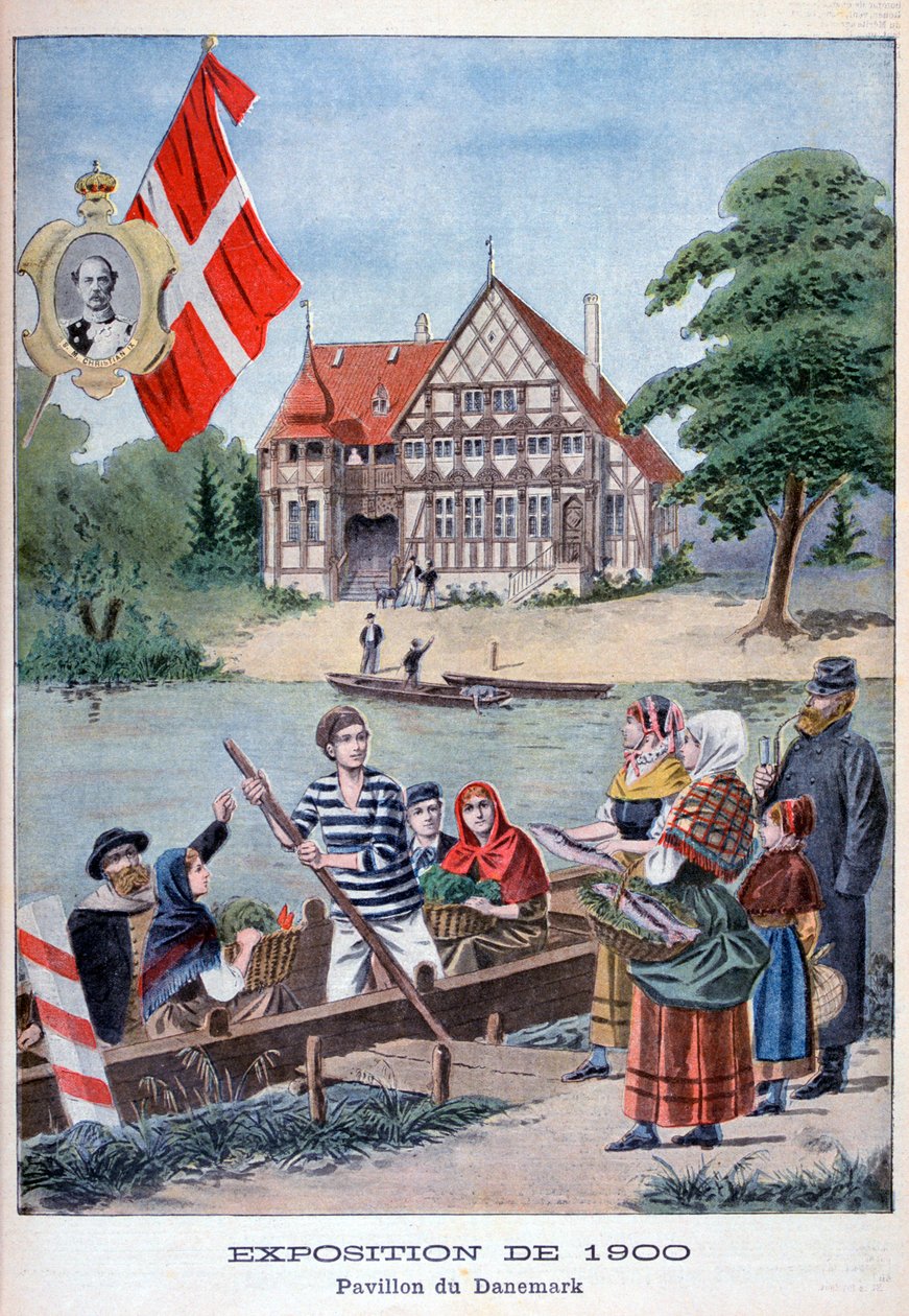 Tanskan paviljonki vuoden 1900 yleisnäyttelyssä Pariisissa 1900 tekijältä Unbekannt