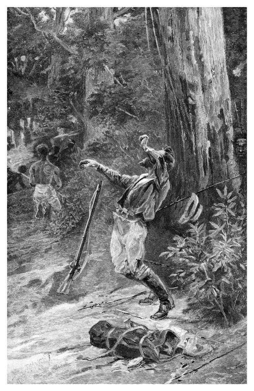 Kennedyn kuolema, Queensland, Australia, 1848, 1886 tekijältä Unbekannt