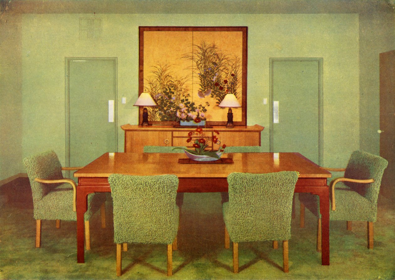 Ruokasali - Paul T. Frankl, Beverly Hills, Kalifornia, 1941 tekijältä Unbekannt